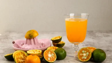 minuman jeruk hangat